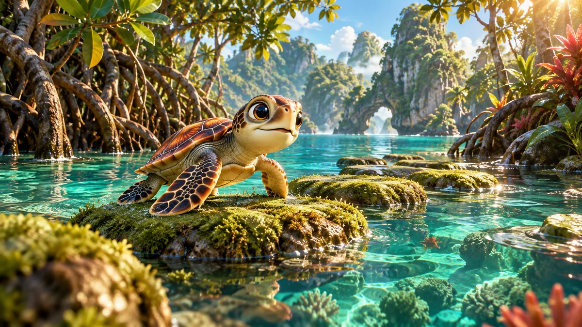 Turtle Trail — original concept illustration