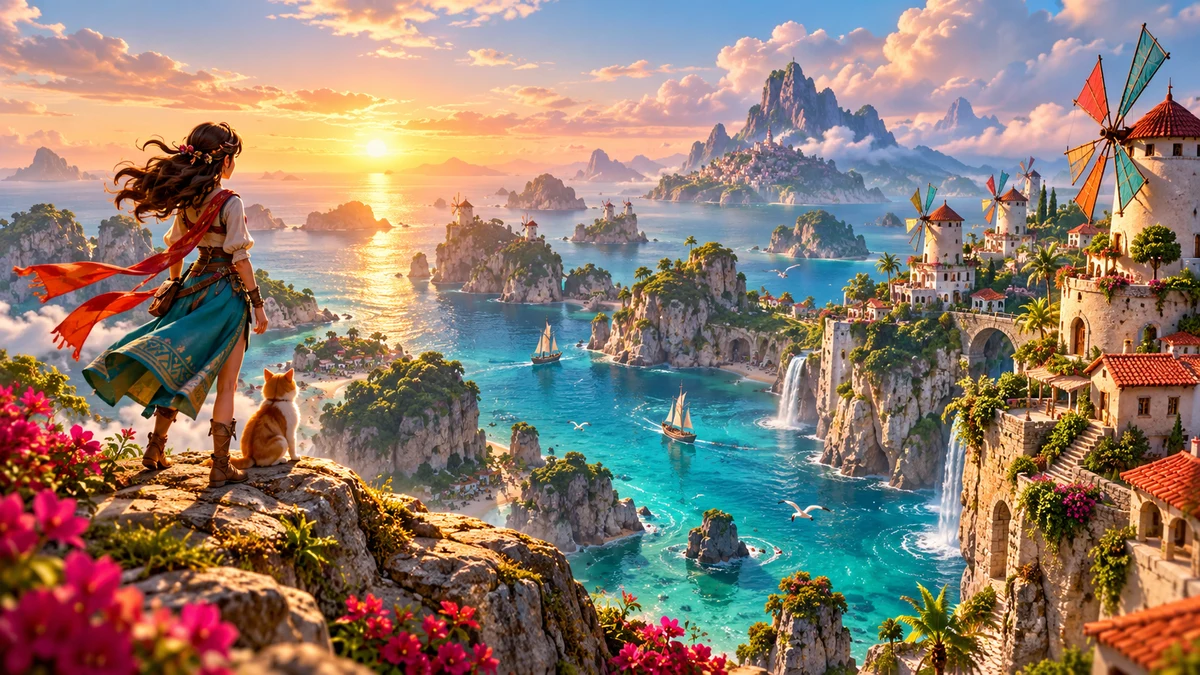 Windmill Bay — original concept illustration