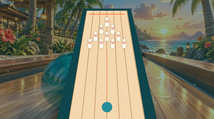 Palmwood Pins actual gameplay view 2